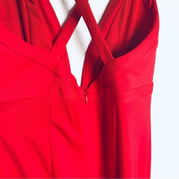 NBD Revolve Slit Leg Dress in Red - Picture 5 of 7